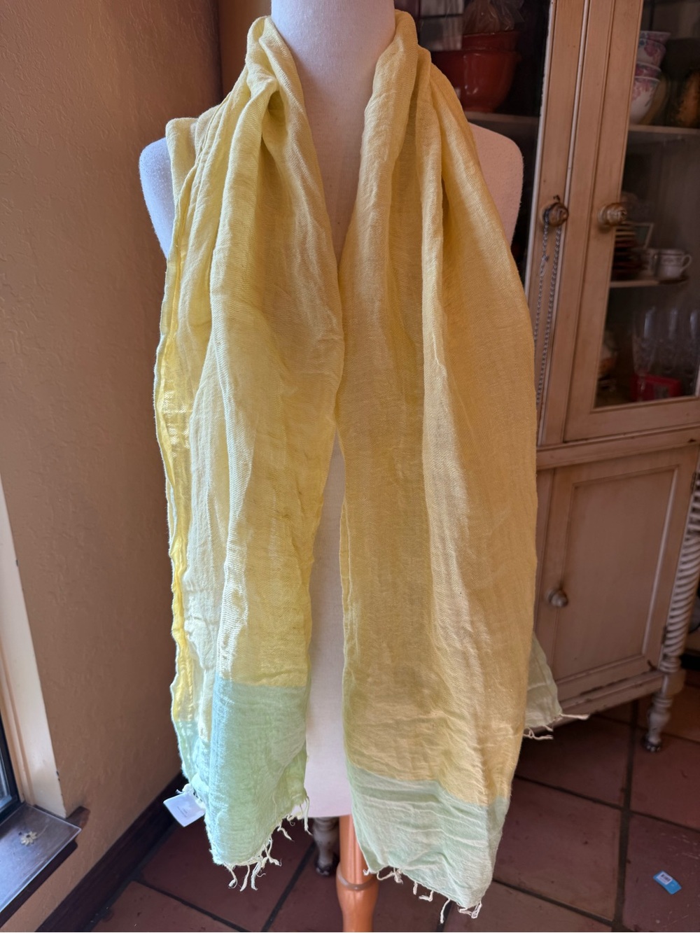 Eileen Fisher Yellow scarf